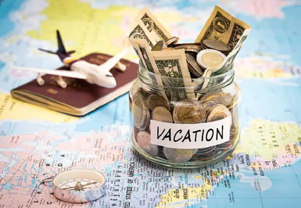 stock photo of saving money when traveling around the world